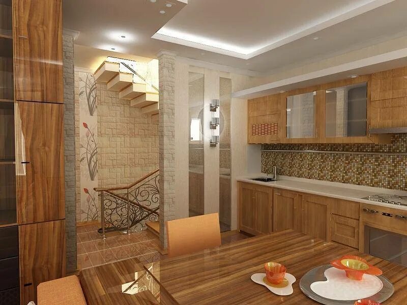 Кухня прихожая планировка в частном Частном доме кухня и прихожая вместе - Дом Мебели.ру