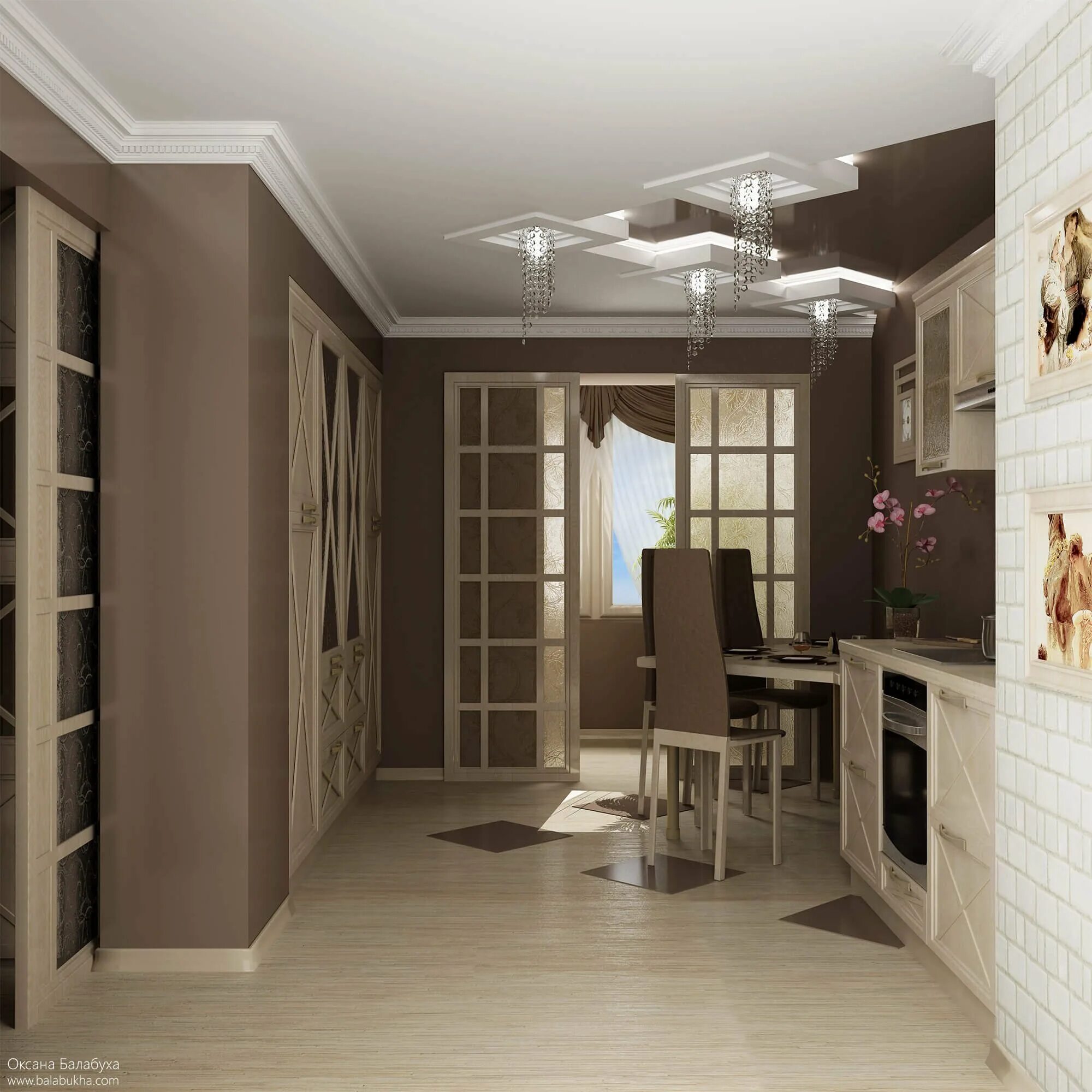 Кухня прихожая в частном доме дизайн фото Кухня совмещенная с коридором - 4sofa.ru