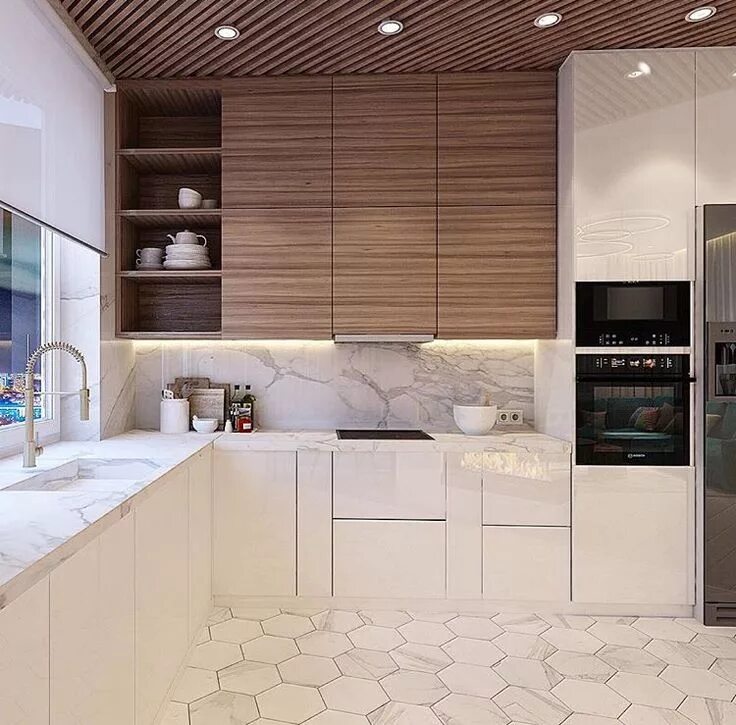 Кухня примеры дизайна 10 Inspiring Modern Kitchen Designs - My Life Spot Украшение кухни, Кухонный пол