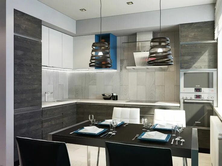 Кухня примеры дизайна Vladimir Serbin Living room kitchen, Kitchen living, Kitchen cabinets