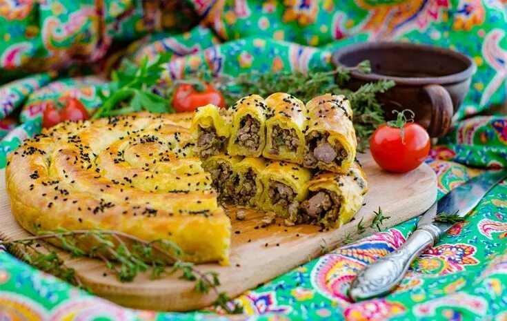 Кухня простые блюда рецепты с фото Турецкий борек с мясом (Turkish Meat Borek) - Вкусные заметки Рецепт Турецкие ре