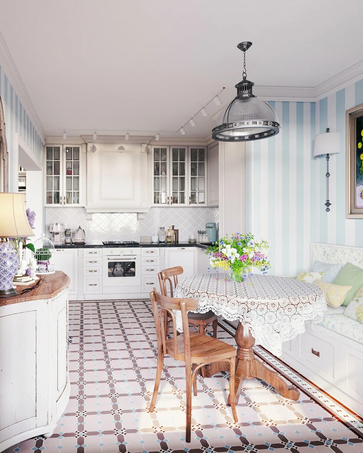 Кухня прованс дизайн фото Дизайн-студия ViceVerso - Ремонт и строительство, Ремонт квартир и домов, Ремонт