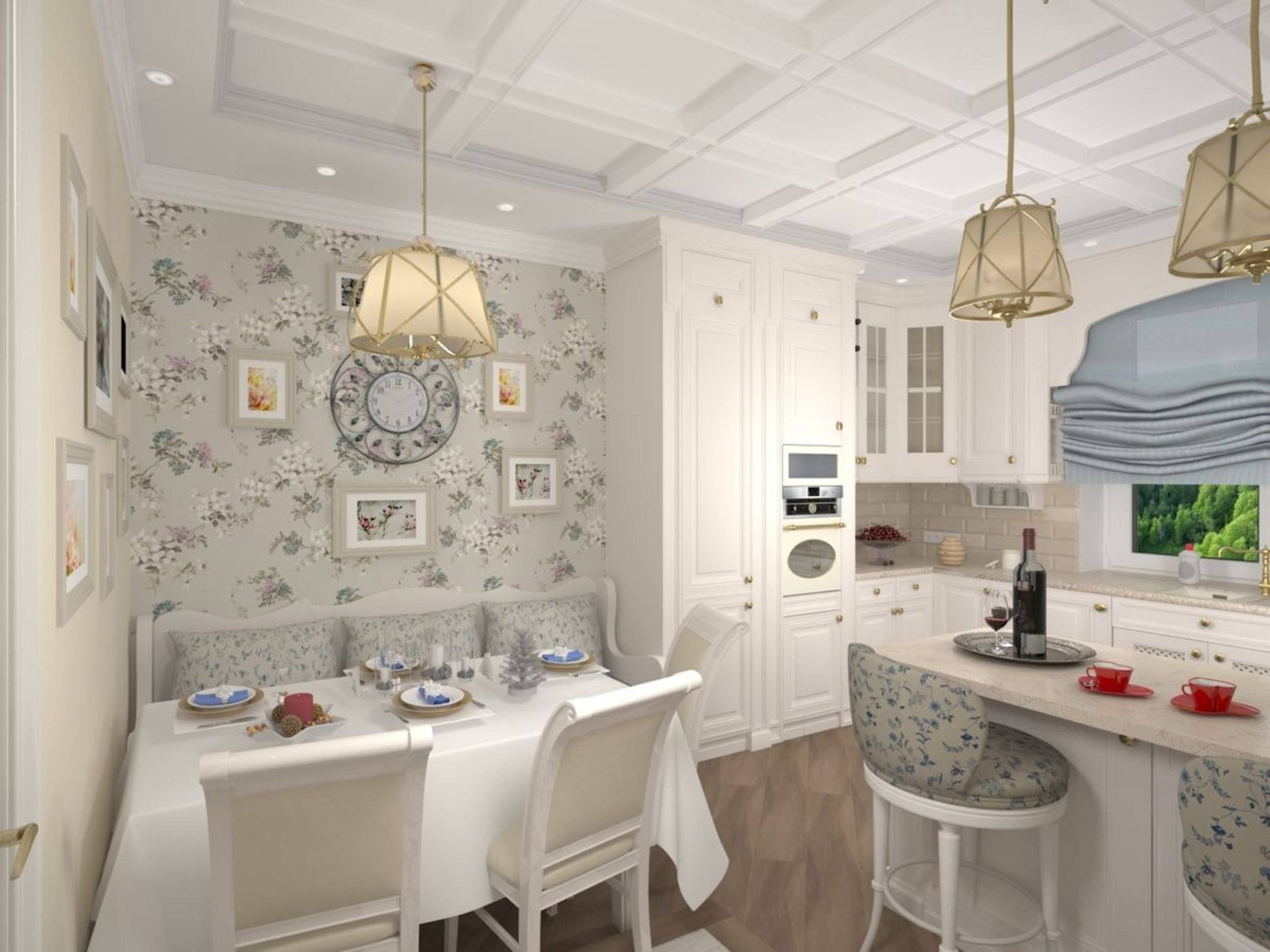 Кухня прованс дизайн интерьера пол и фартук на кухне в стиле прованс " Дизайн кухни (800+ реальных фото) от 5 д