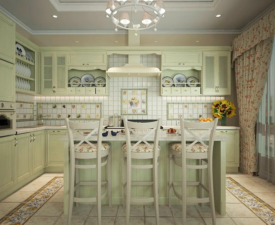 Кухня прованс интерьер дизайн фото Прованс в ЖК, спальня, стили и оформление интерьера - Идеи ремонта