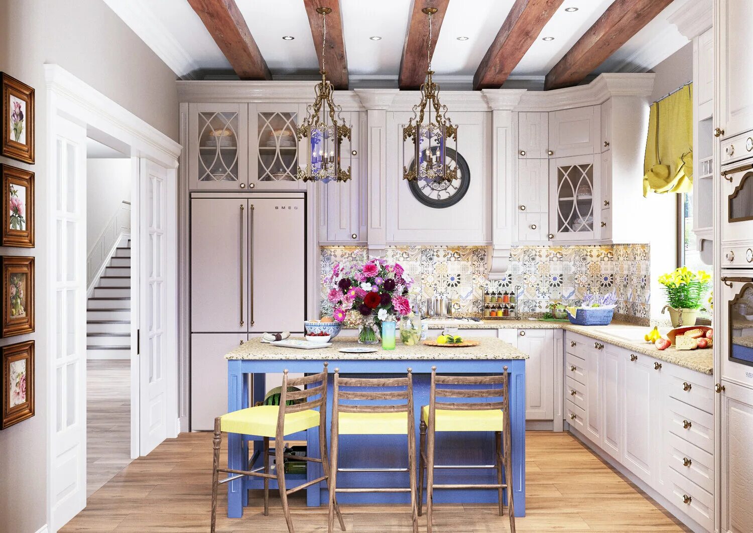 Кухня прованс на даче фото Дизайнер кухонной мебели в Королёве: 113 дизайнеров интерьеров с отзывами и цена