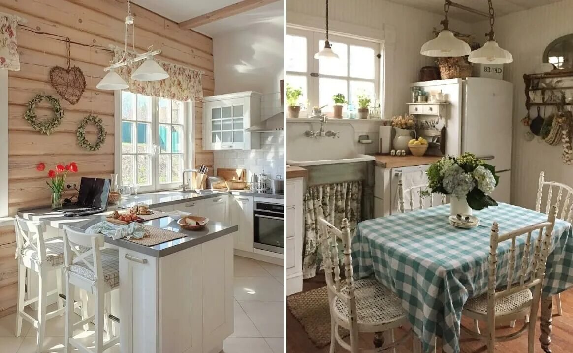 Кухня прованс на даче фото Кухни в стиле прованс в частном доме: как оформить дачную кухню в стиле прованс