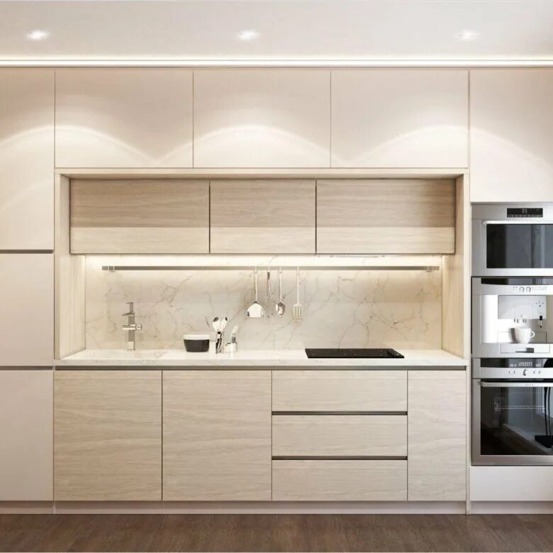 Кухня прямая 4 м дизайн фото Кухня до потолка - купить в Челябинске, цена 75 000 руб., дата размещения: 18.08