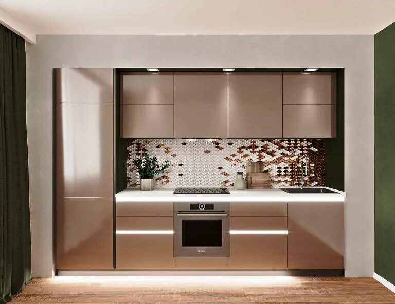 Кухня прямая 5 метров дизайн фото Прямые кухни: функциональность и комфорт в вашем доме Статьи о дизайне