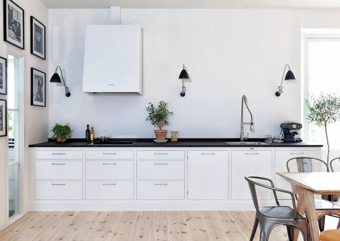 Кухня прямая без верхних шкафов фото 9 syytä tehdä keittiö ilman yläkaappeja Kitchen inspirations, Kitchen interior, 