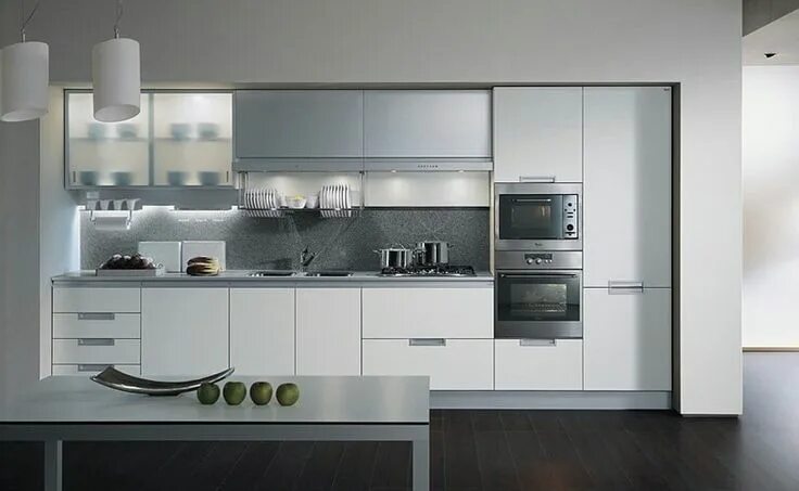 Кухня прямая дизайн фото Pin by Liya on Кухня Ultra modern kitchen, Modern black kitchen, Modern kitchen