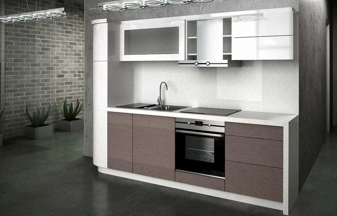 Кухня прямая дизайн фото Кухни для офиса на заказ от производителя - GRAVIS мебель для бизнеса