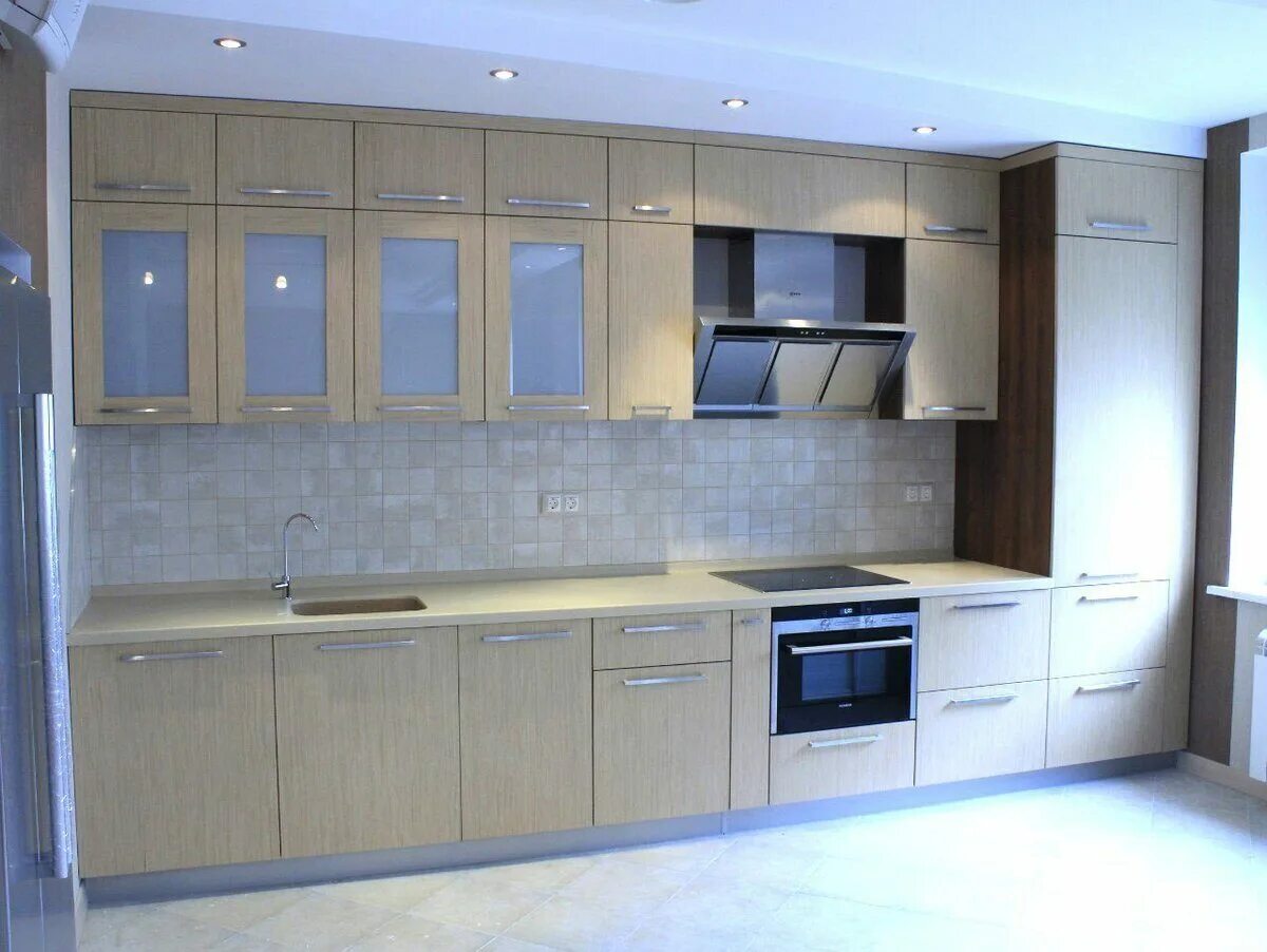 Кухня прямая дизайн фото Кухня Саммер купить в интернет-магазине мебели по отличной цене, с доставкой