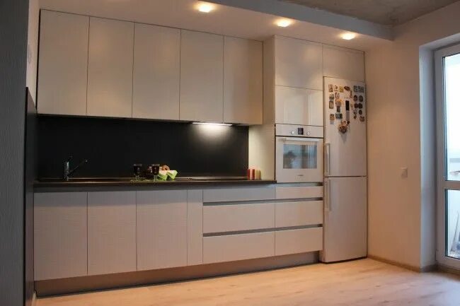 Кухня прямая дизайн фото с холодильником 50 лучших идей, как оформить интерьер кухни в 2018 году Modern kitchen design, M