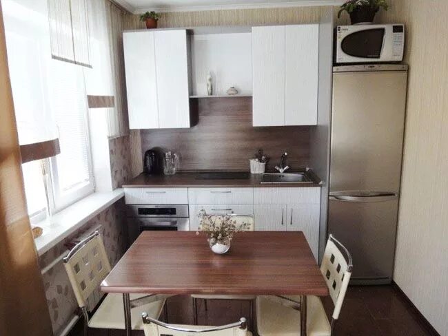 Кухня прямая хрущевка фото дизайн Маленькая белая кухня Кухня, Маленькие белые кухни, Маленькая кухня