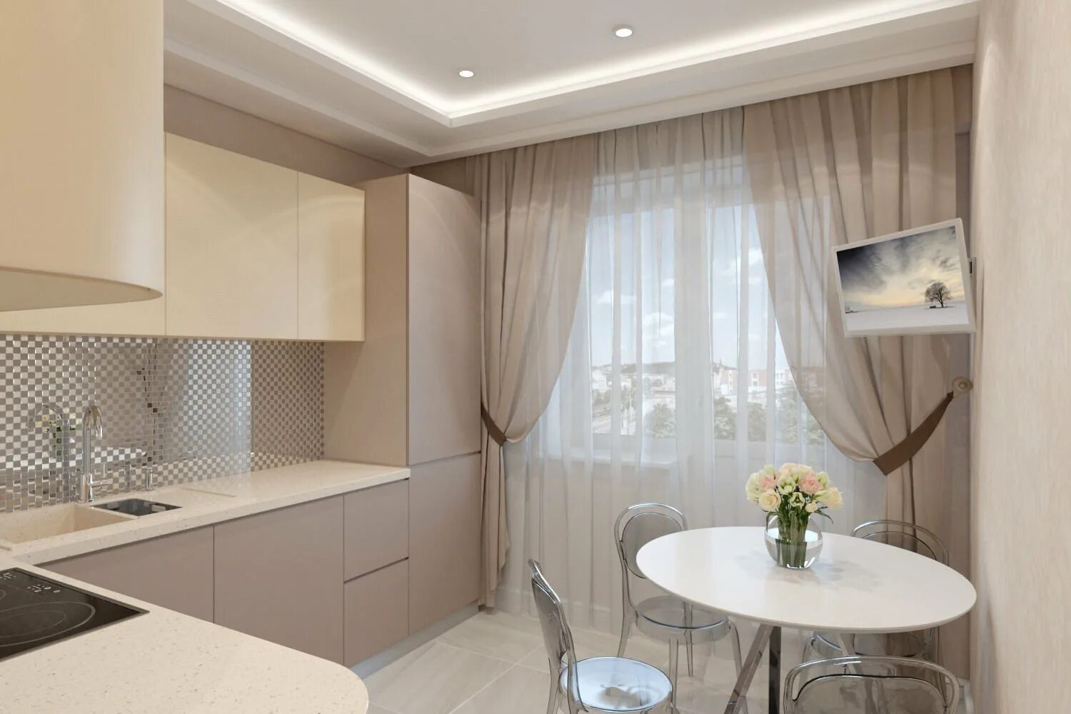 Кухня пудрового цвета в интерьере фото Кухня пудрового цвета - фото и картинки abrakadabra.fun