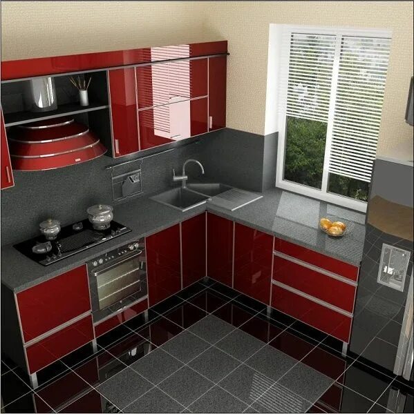 Кухня размером 3 на 3 дизайн фото Mobilier pentru bucatarii mici. 16 exemple proiectate Modern kitchen design, Mod