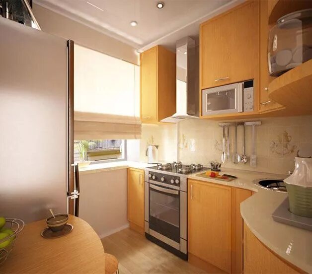 Кухня ремонт 6 кв фото дизайн маленькой угловой кухни газовой колонкой 6 кв.м. - Поиск в Google Kitchen