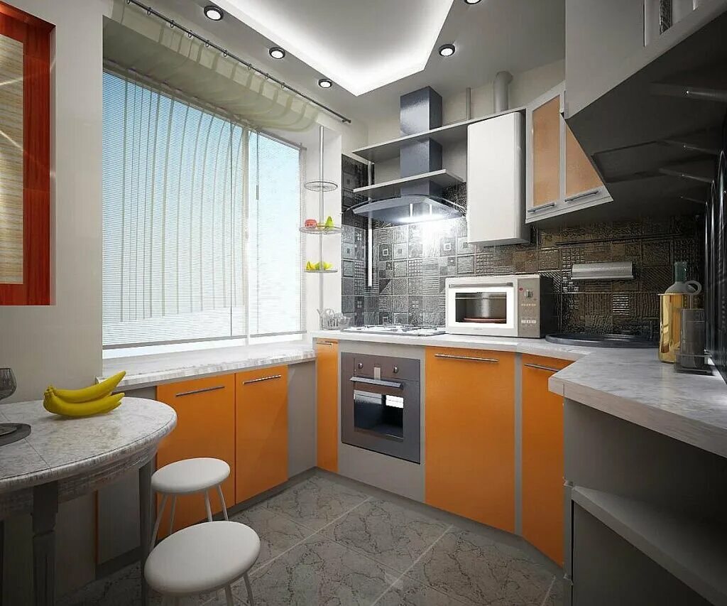 Кухня ремонт 6 кв фото Планировка кухни 6 кв м фото - DelaDom.ru