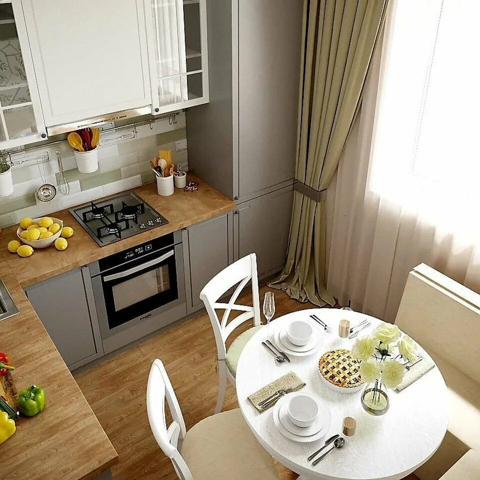 Кухня ремонт дизайн фото хрущевка 50 фото дизайна квадратной кухни разной площади - Дом Mail.ru