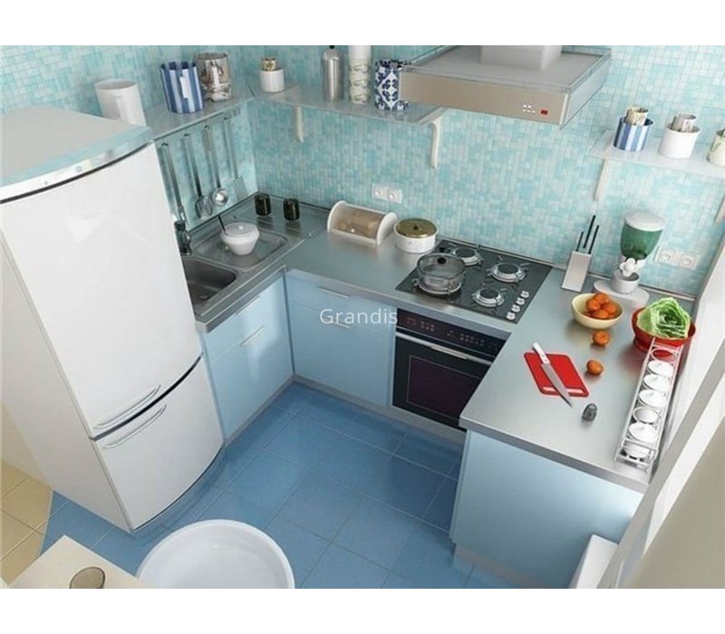 Кухня ремонт дизайн фото хрущевка Купить кухню п44т с трапециевидной мойкой на 9,2 кв. м. по цене 21238 руб. от пр