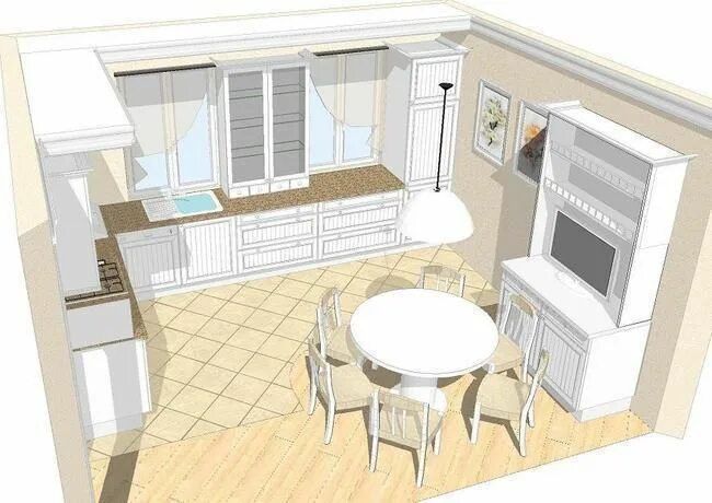 Кухня ремонт планировка Дизайн кухни с двумя окнами - особенности и варианты оформления проемов Sweet ho