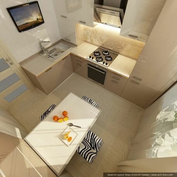 Кухня ремонт планировка Pin by Марина Гончаренко on идеи для дома Mini kitchen, My dream home, Interior 