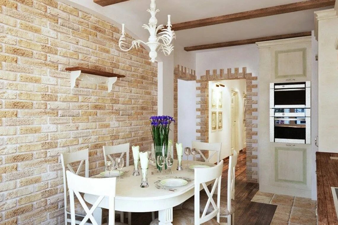 Кухня ремонт стены дизайн фото Интерьер кухни с камнем: 150 фото-примеров отделки стен, столешницы, мойки - Art