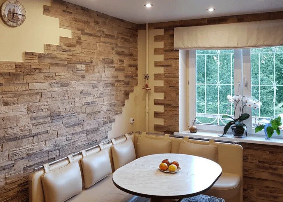 Кухня ремонт стены дизайн фото Отделка деревянных домов в Орле - Ремонт и строительство: 115 отделочников дерев