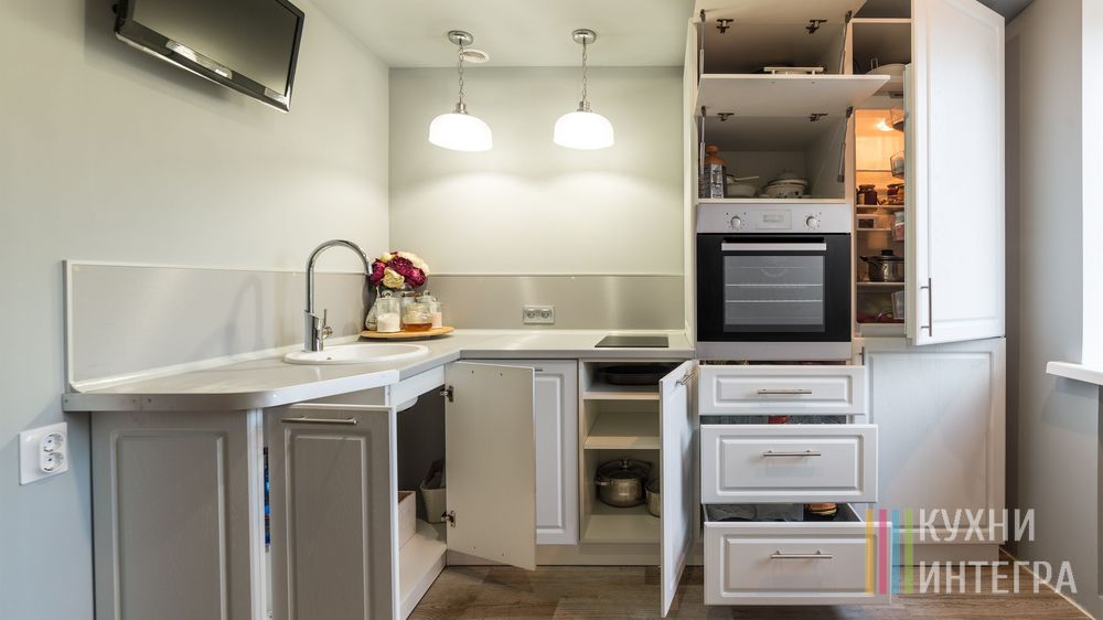 Кухня решения фото Кухня "Рим" от производителя * Кухни Интегра по низким ценам в Москве и МО