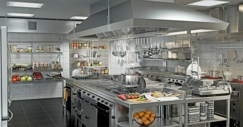 Кухня ресторана фото Kitchen Moda, metal furniture, Krasnodar, Festivalny mikrorayon, Turgeneva Stree