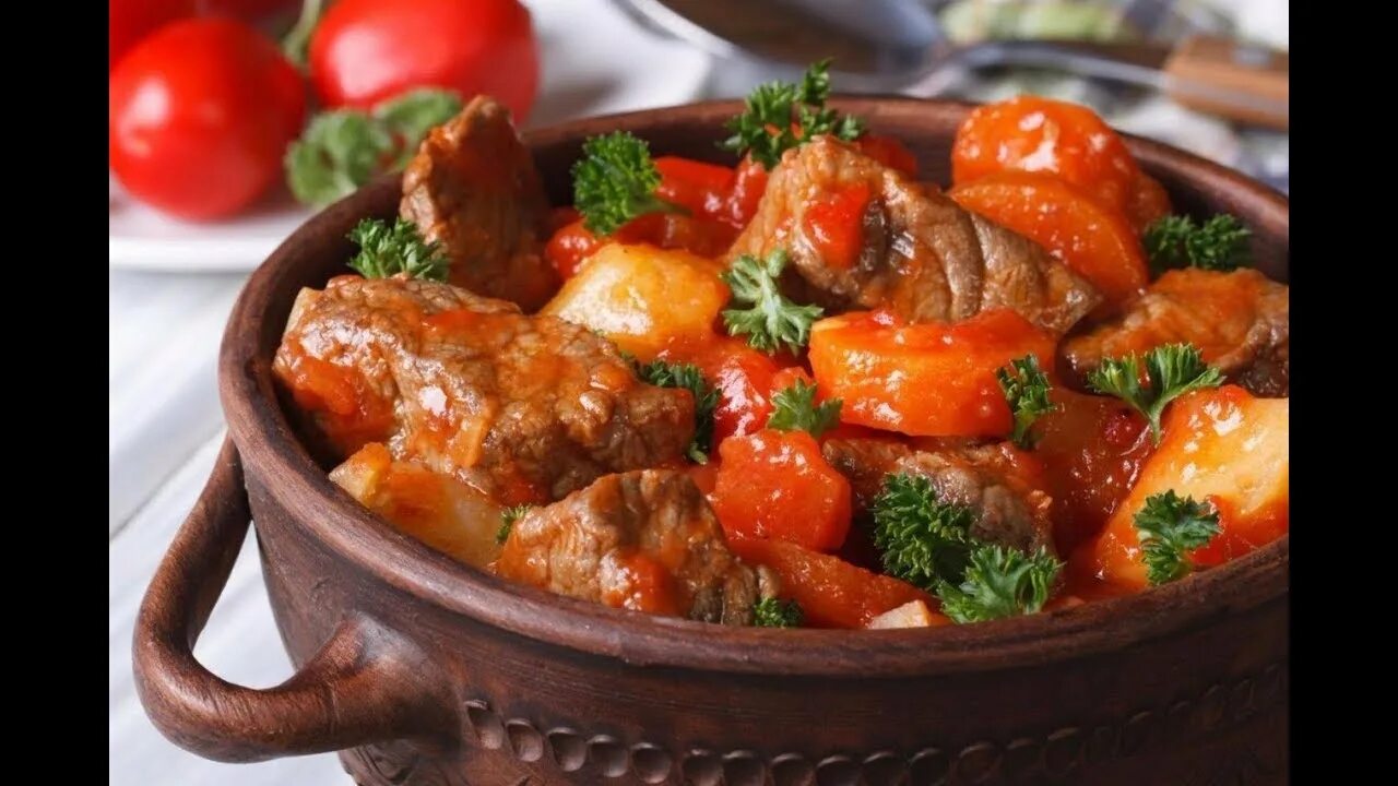 Кухня рецепты с фото вторые блюда Гуляш, как он должен быть - YouTube