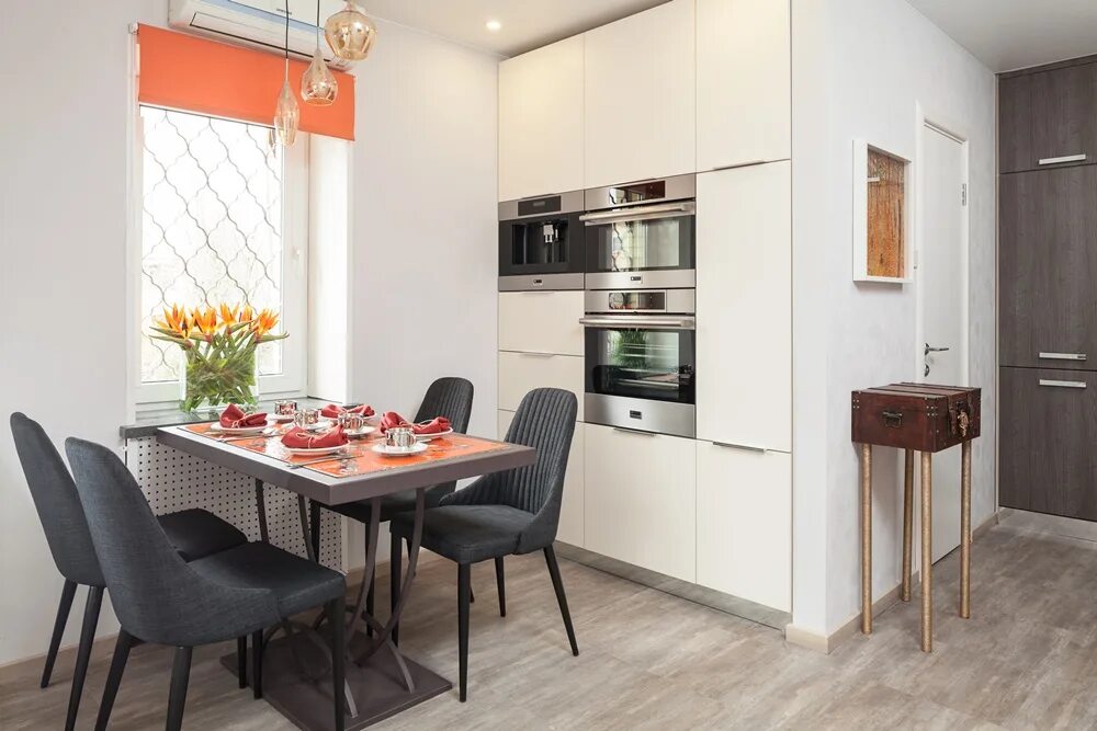 Кухня с акцентом ул калинина 44 фото Проект "Ремонт с юмором" при участии Cosmorelax