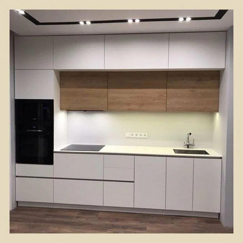 Кухня с антресолями до потолка фото Кухня до потолка - купить в Челябинске, цена 75 000 руб., дата размещения: 20.08