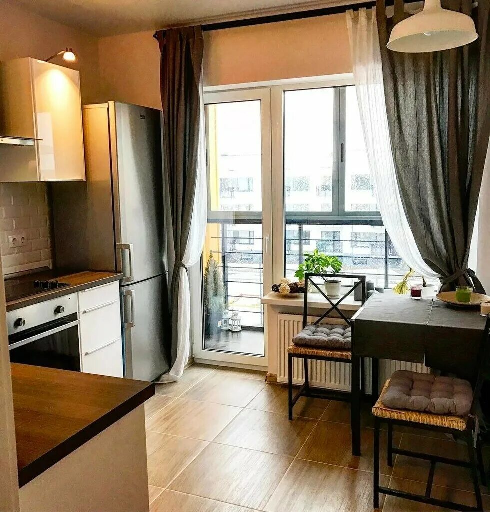 Кухня с балконом в хрущевке фото Okna Veka, windows, Perm, Krasnova Street, 18 - Yandex Maps