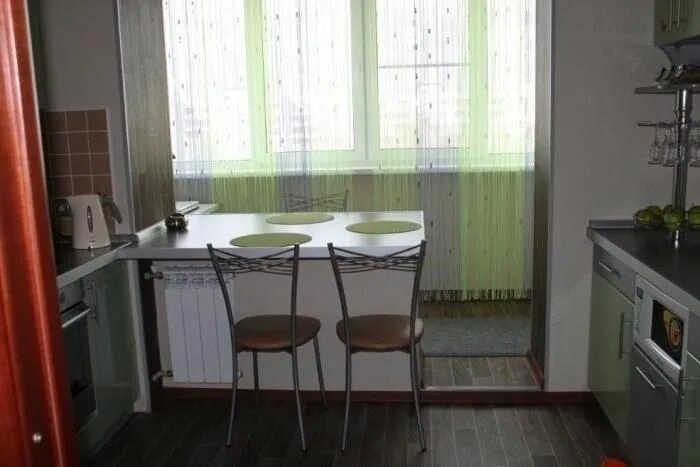 Кухня с балконом в хрущевке фото Kitchen design, Home decor, Bar table