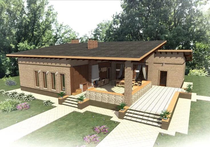 Кухня с баней проекты фото Screenshot House styles, Outdoor decor, Patio