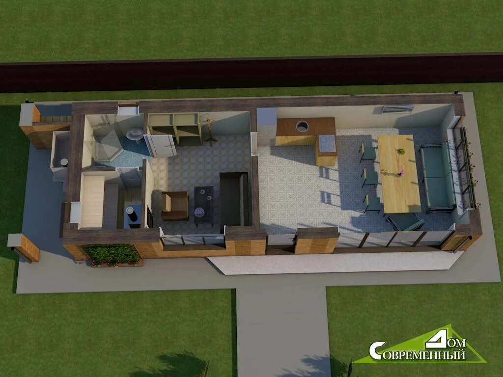 Кухня с баней проекты фото Летняя кухня с баней: проекты и рациональное планирование