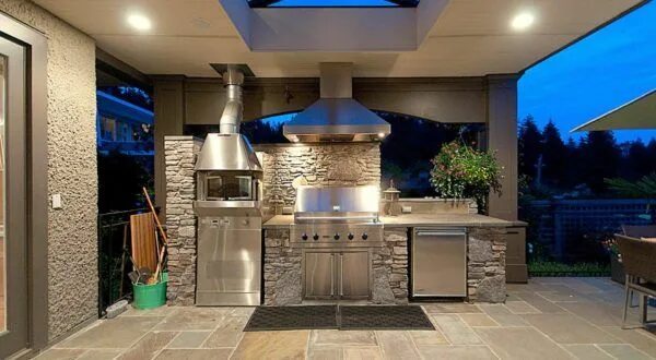 Кухня с барбекю мангалом фото проекты 30 Fresh and Modern Outdoor Kitchens Outdoor kitchen decor, Modern outdoor kitch