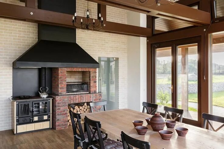 Кухня с барбекю мангалом фото проекты примеры комплексов летней кухни....на даче: 2 тыс изображений найдено в Яндекс.К