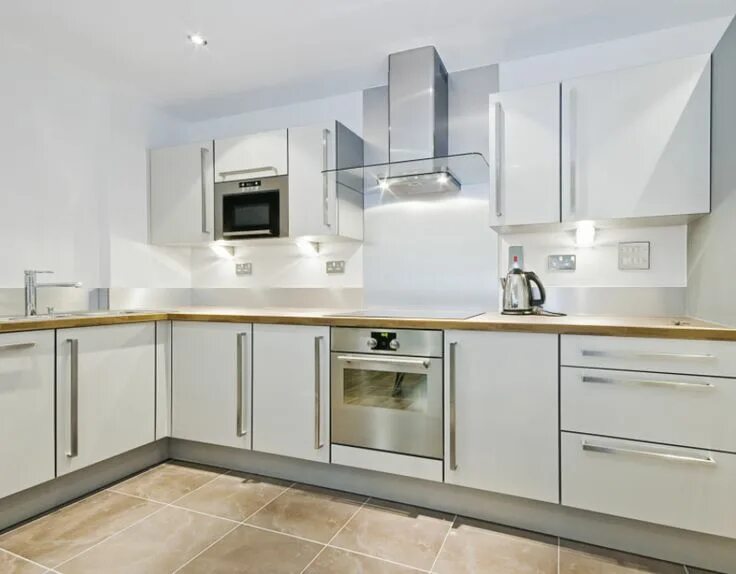 Кухня с белой техникой в интерьере фото Kitchen Renovation Sydney - Wondrous Kitchen & Bathroom Modern kitchen counters,