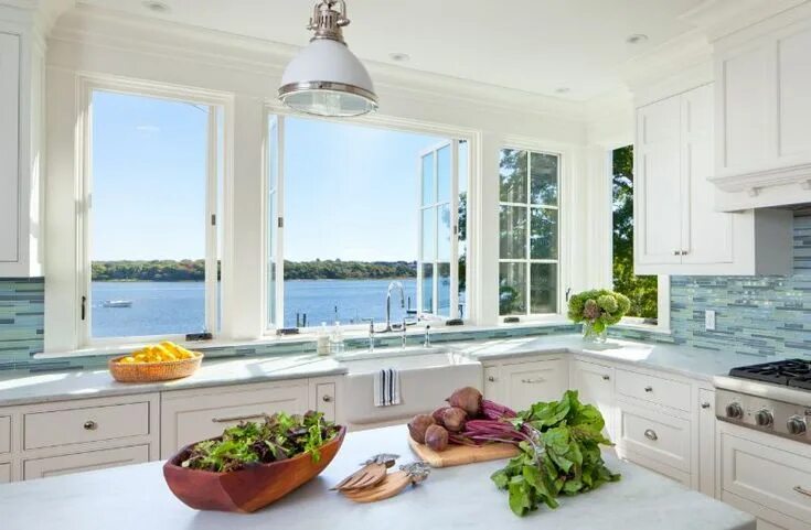 Кухня с большими окнами фото kitchens with lots of windows - Google Search Kitchen sink design, Kitchen inter