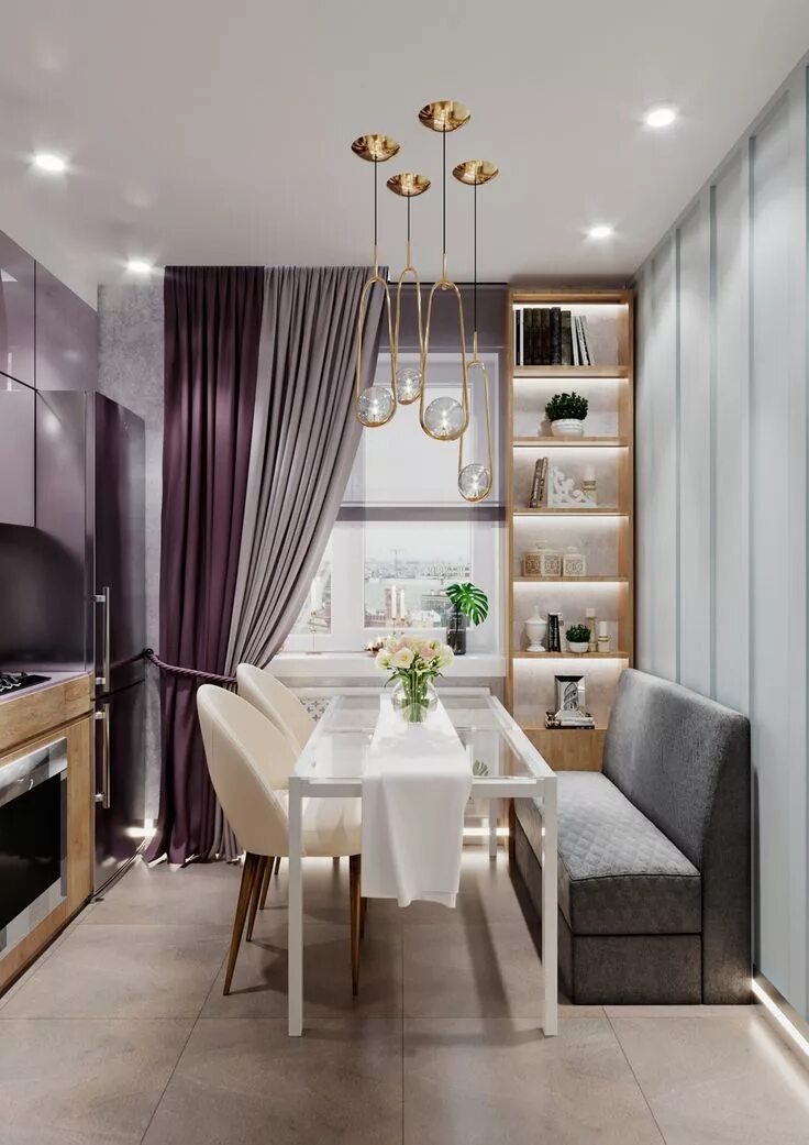 Кухня с диваном дизайн фото реальные дизайн маленьких квартир студии хрущевки Идеи домашнего декора, Интерьер кухни, 