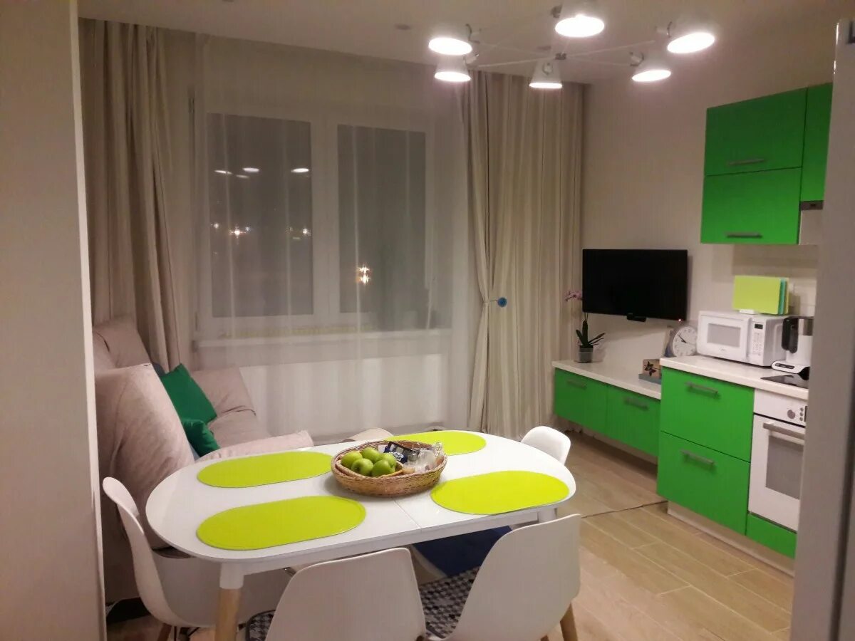 Кухня с диваном реальные фото Зеленая кухня, которой не хватает уюта(( - Идеи ремонта