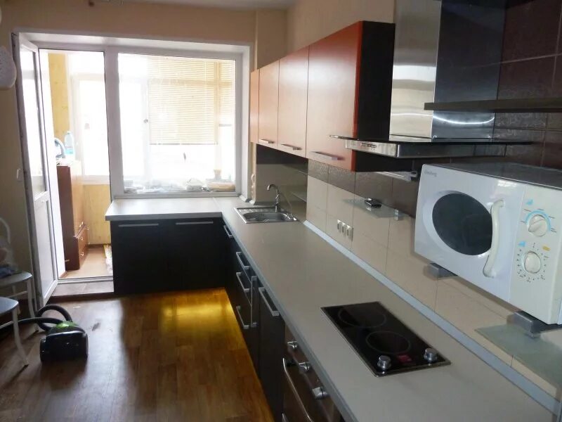 Кухня с двухкомфорочной варочной панелью фото Кухня 2 конфорки