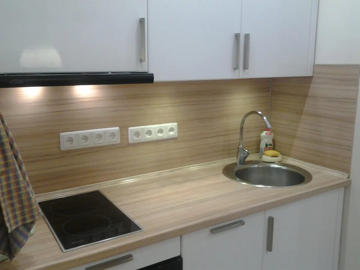 Кухня с двухкомфорочной варочной панелью фото Двухконфорочная плита в интерьере - Дом Мебели.ру