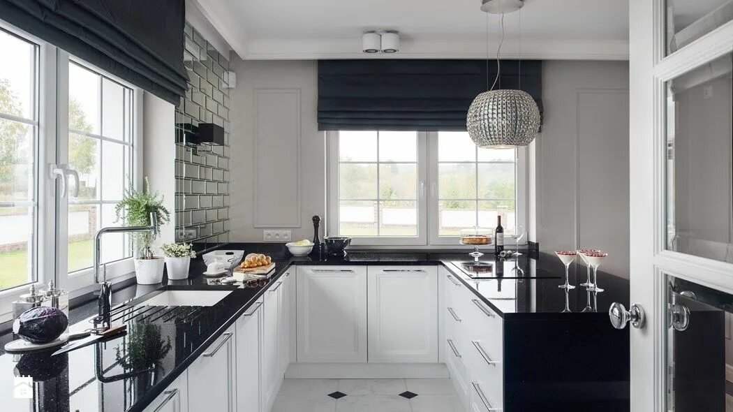 Кухня с двумя окнами дизайн Pin on kuchnia