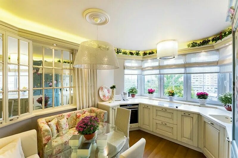 Кухня с эркером дизайн Пин от пользователя Наталья Соловьёва на доске кухня Дизайн кухни, Интерьер, Кух