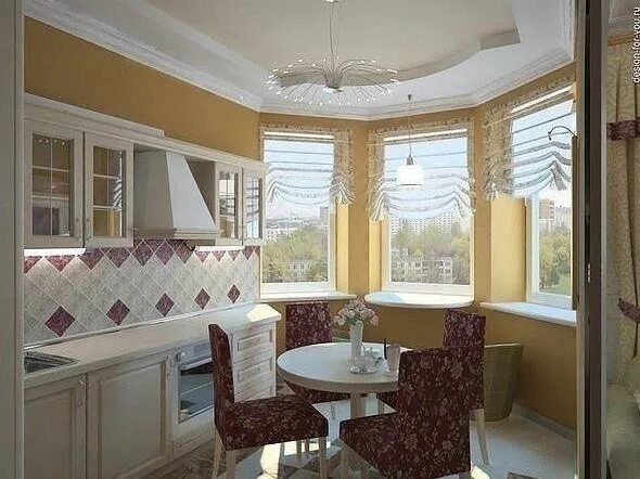 Кухня с эркером дизайн Эркерная кухня. 2023 Флористика и декор ВКонтакте