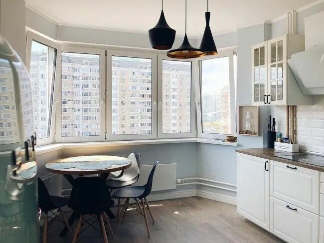 Кухня с эркером дизайн интерьера 50 идей дизайна кухни с эркером Кухня с эркером, Планы кухни, Кухня