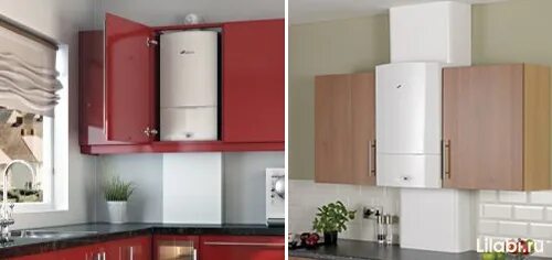 Кухня с газовым котлом дизайн Дизайн интерьера кухни с газовой колонкой: кухня в хрущевке